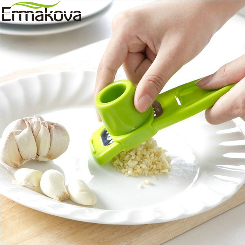 Garlic Press Peeler Ginger Kitchen Tool - Cuisine Technik